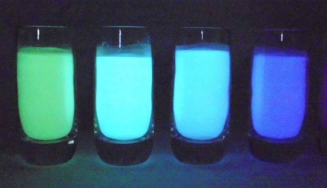 Glow in the dark en 4 colores