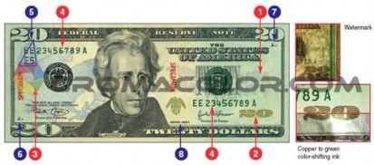 Tinta de seguridad OVI en dolar-2